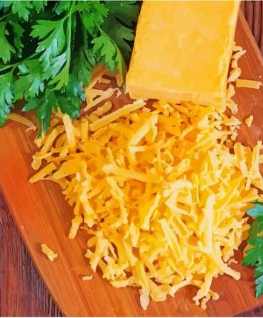 Cheddar Cheese Delight Paint By Numbers