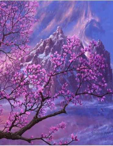 Enchanted Forest Blossom Paint By Numbers