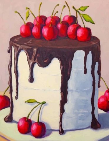 Cherry Chocolate Delight Paint By Numbers