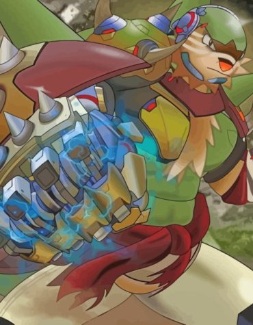 Chesnaught Anime Magic Paint By Numbers