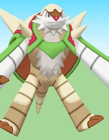 Chesnaught Pokemon Animation Paint By Numbers
