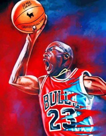 Michael Jordan Chicago Bulls Paint By Numbers
