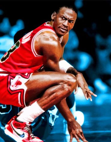 Chicago Bulls Basketball Star Paint By Numbers