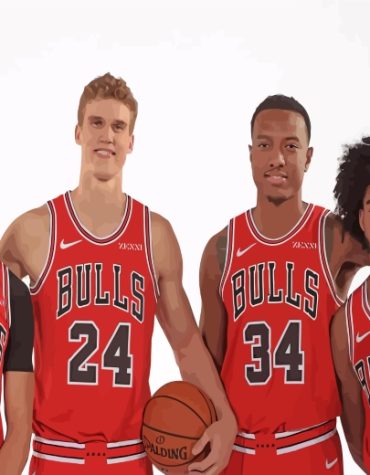 Chicago Bulls Basketball Paint By Numbers