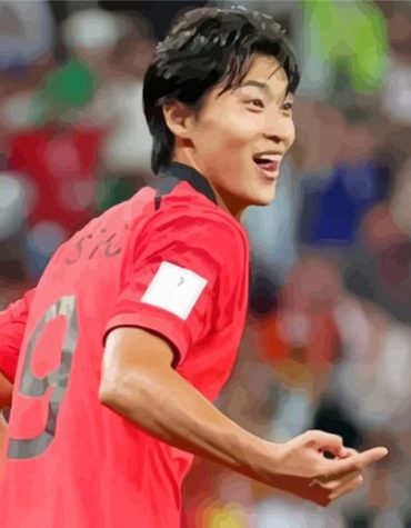 Cho Gue Sung Football Icon Paint By Numbers