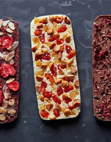 Chocolate Delight Fruit Bars Paint By Numbers