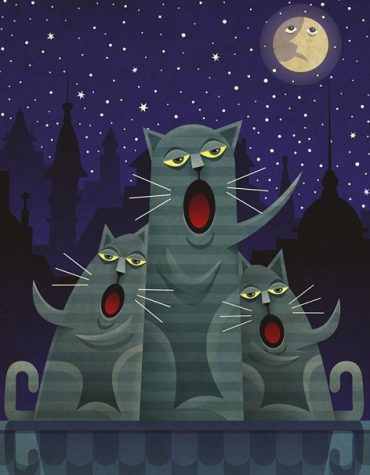 Choir Cats Animal Paint By Numbers