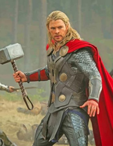 Chris Hemsworth Thor Art Paint By Numbers