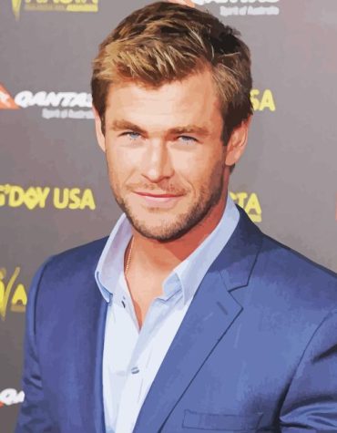 Chris Hemsworth Movie Icon Paint By Numbers