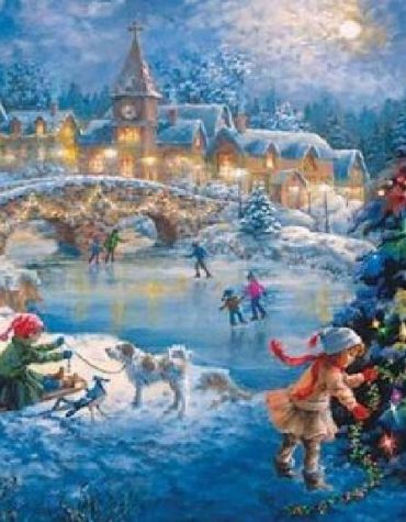 Christmas Snow Celebration Paint By Numbers
