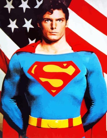 Christopher Reeve Superman Paint By Numbers