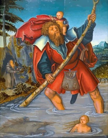 Saint Christopher of Lycia Paint By Numbers