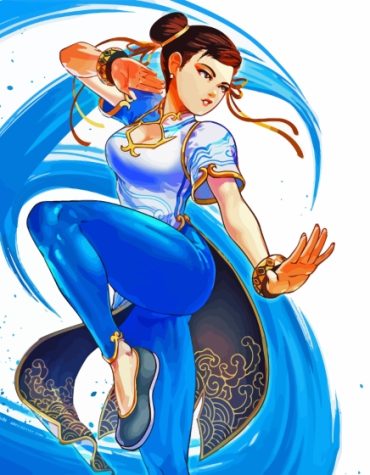 Chun Li Animation Paint By Numbers