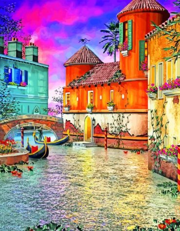 Venice Canals Italy Paint By Numbers