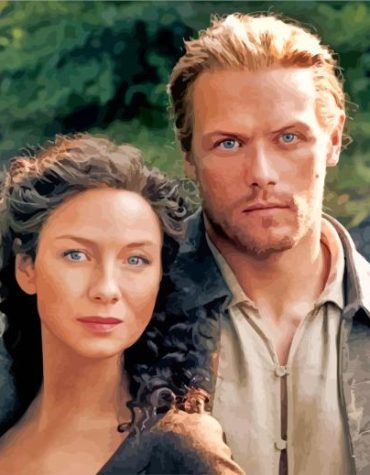Outlander Jamie and Claire Saga Paint By Numbers
