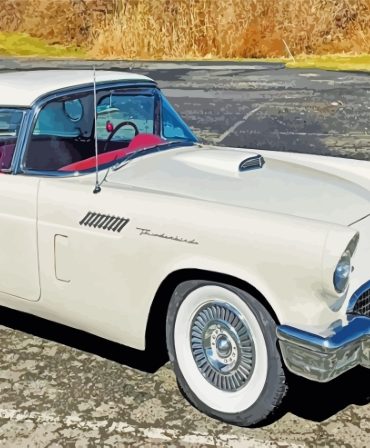 Classic 57 Thunderbird Cars Paint By Numbers