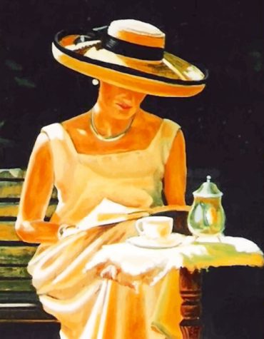 Elegant Woman Paint By Numbers
