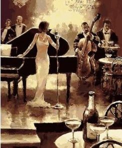 Vintage Singer Paint By Numbers