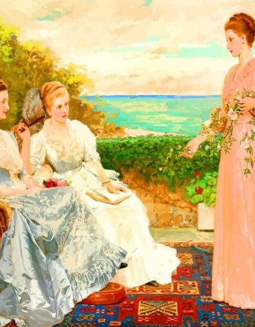 Perugini Vintage Women Paint By Numbers