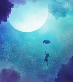 Full Moon Twilight Sky Paint By Numbers