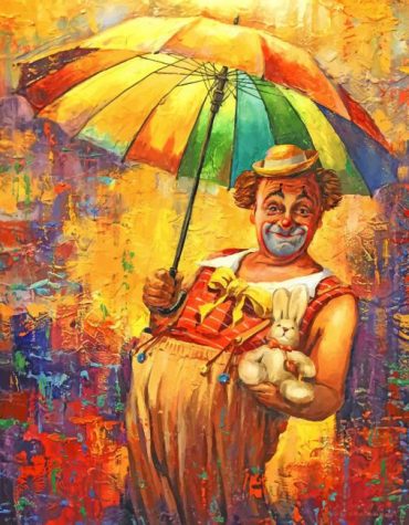 Colorful Clown Circus Paint By Numbers