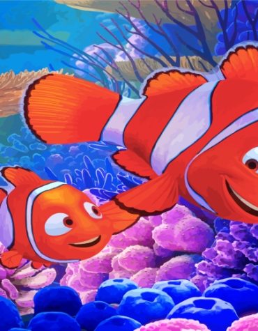 Clownfish Reef Adventure Paint By Numbers