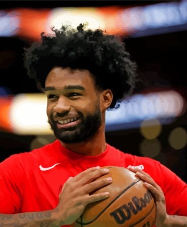 Coby White Basketball Legend Paint By Numbers