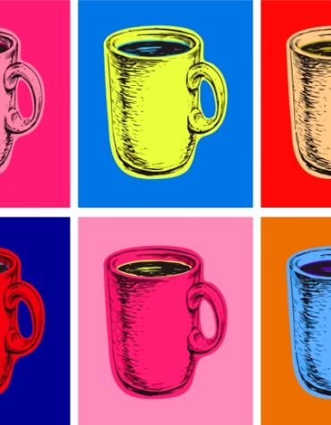 Coffee Cups Pop Culture Paint By Numbers