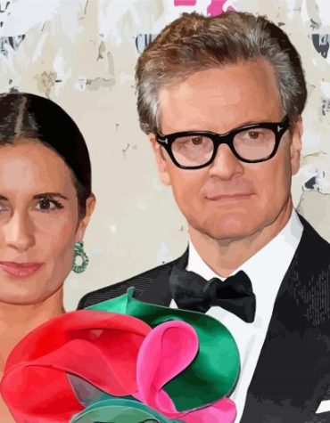 Colin Firth and Livia Giuggioli Paint By Numbers