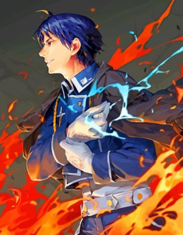 Colonel Roy Mustang Fullmetal Alchemist Paint By Numbers