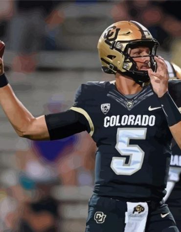 Colorado Buffaloes Player Paint By Numbers