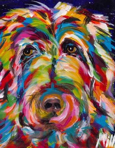 Colorful Airedale Terrier Paint By Numbers