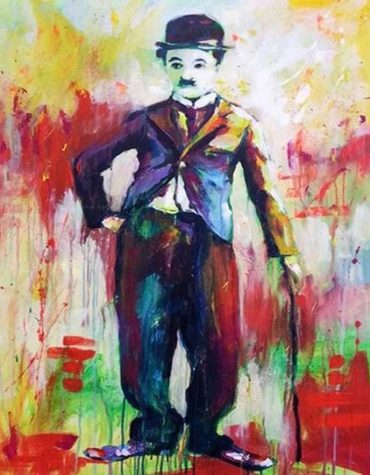 Colorful Charles Chaplin Pop Art Paint By Numbers