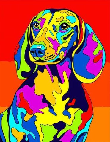 Rainbow Dalmatian Pets Paint By Numbers