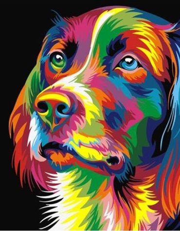 Colorful Canine Creations Paint By Numbers
