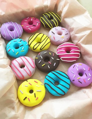 Colorful Sweet Doughnuts Paint By Numbers