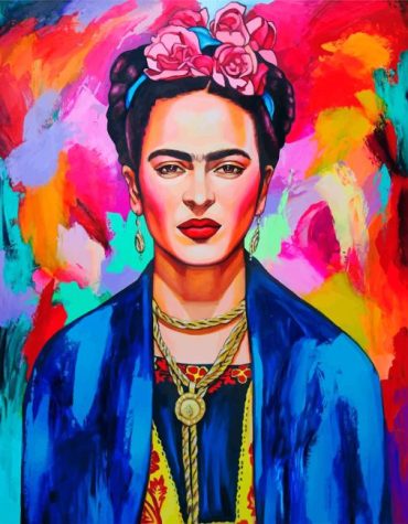 Frida Kahlo Colorful Art Paint By Numbers