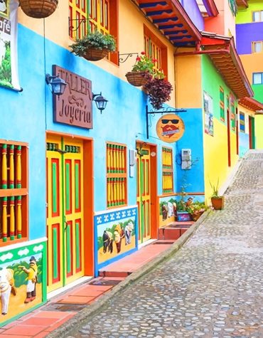 Guatape Colombia Colors Paint By Numbers
