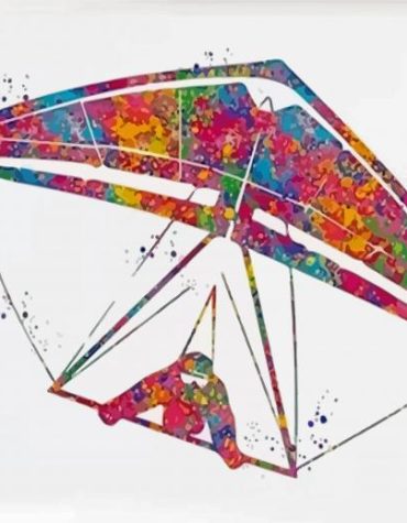 Colorful Hang Gliding Adventure Paint By Numbers