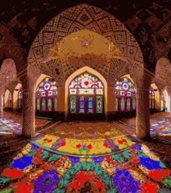 Persian Islamic Architecture Paint By Numbers