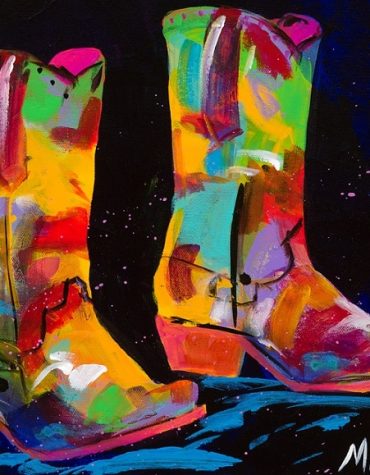 Colorful Boots Paint By Numbers