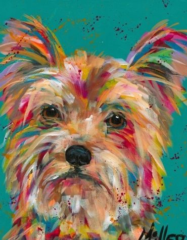 Yorkie Dog Paint By Numbers