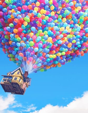 Colorful Balloon House Paint By Numbers