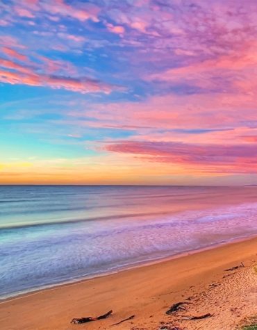 Beachside Sunset Paint By Numbers