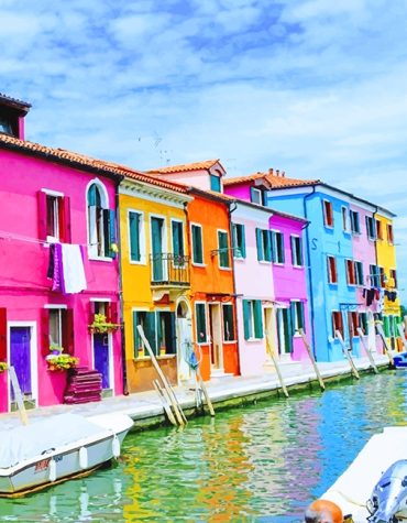 Colorful Cityscape Paint By Numbers