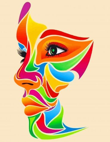 Vibrant Face Colors Paint By Numbers