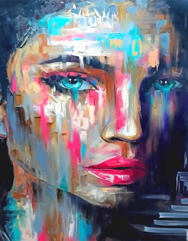 Blue-Eyed Woman Paint By Numbers