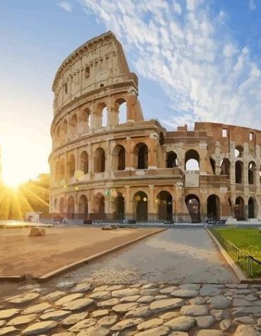 Roman Colosseum Paint By Numbers