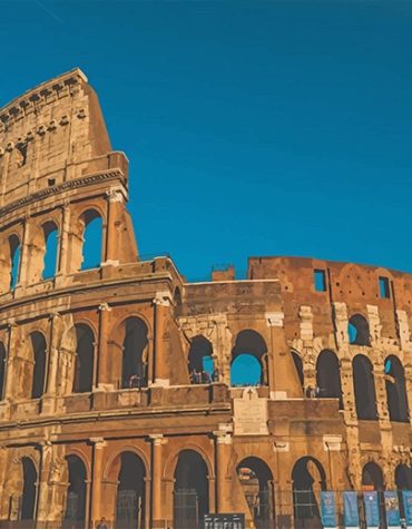 Colosseum Italy Landscape Paint By Numbers