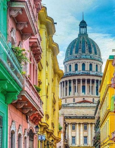 Colorful Cuban Cityscape Paint By Numbers